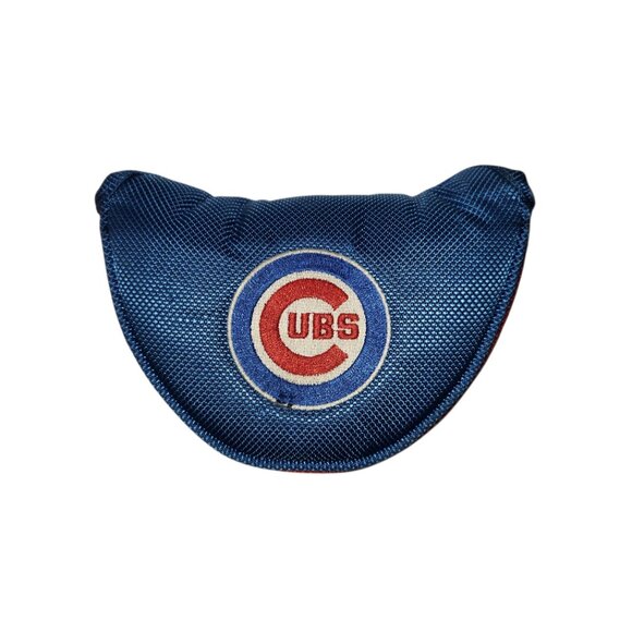 Chicago Cubs Mallet Putter Headcover Head Cover Blue Red White McArthur 2010 - Picture 1 of 4